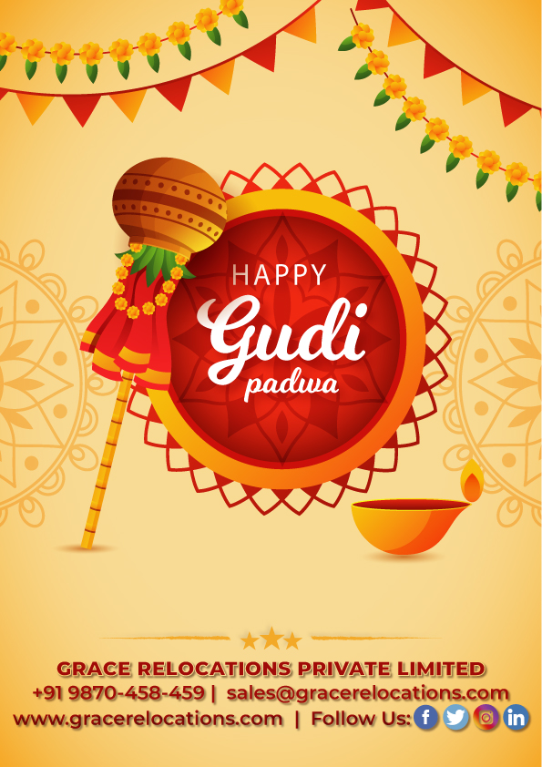Grace Relocations Pvt. Ltd. wishing everyone a very #happy #gudipadwa2021.
May this festival brings you #luck, #success and #happiness

#relocationservices #relocationspecialists #colleagus #celebrations #linkedinfam #success #greatplacetowork #professionalservices #international