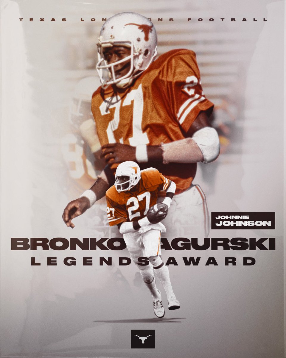 Johnnie Johnson: 2021 Bronko Nagurski Legends Award Recipient 🤘