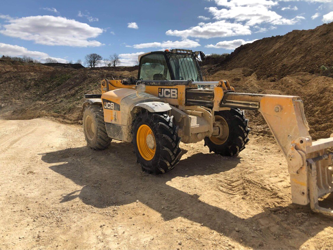 Pair of Camso 15.5/80-24 tyres fitted near Grantham #JCB #camso #tyre #tyres #telehandler #industrial #Grantham #Lincolnshire