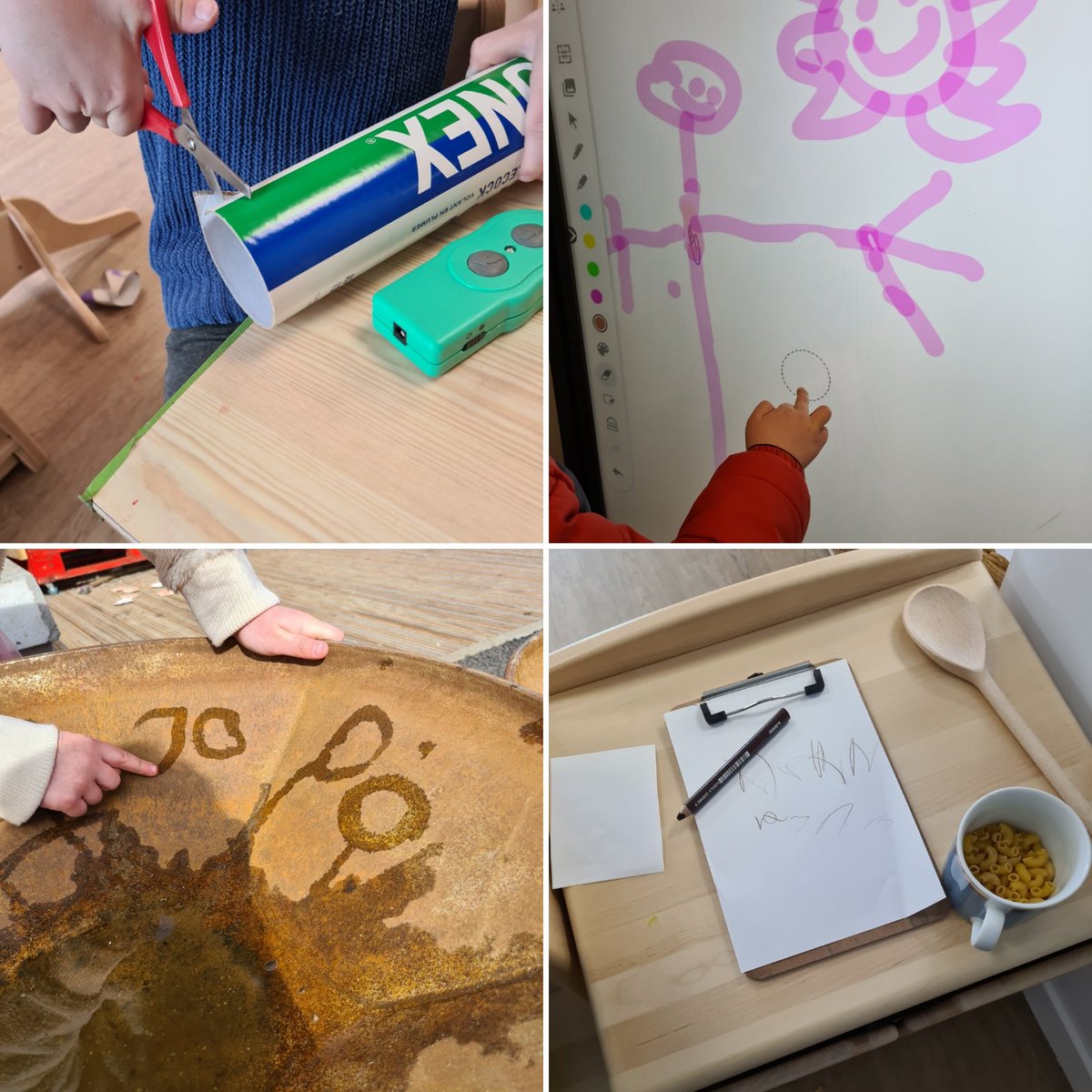 KerrChloe3's tweet photo. There were so many opportunities to develop fine motor skills and make marks at Aith Nursery today. For 2 hours or more these spaces were continually occupied; different children doing different things but all exploring and learning.
#play #finemotor #prehandwriting https://t.co/HGQV54nwrY