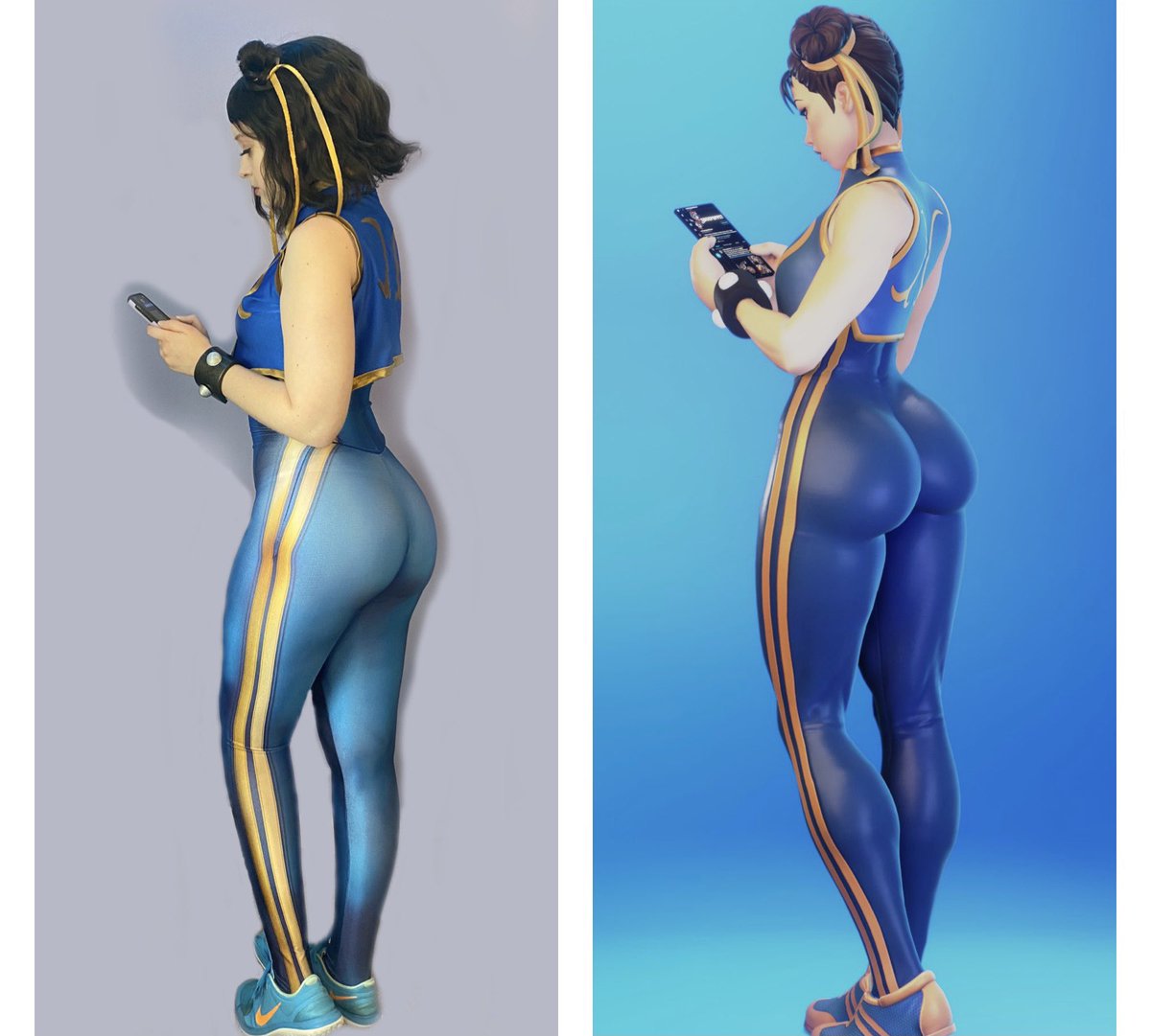 Sneak Peak here’s my rendition of my Chun-Li cosplay! #chunli #streetfighte...