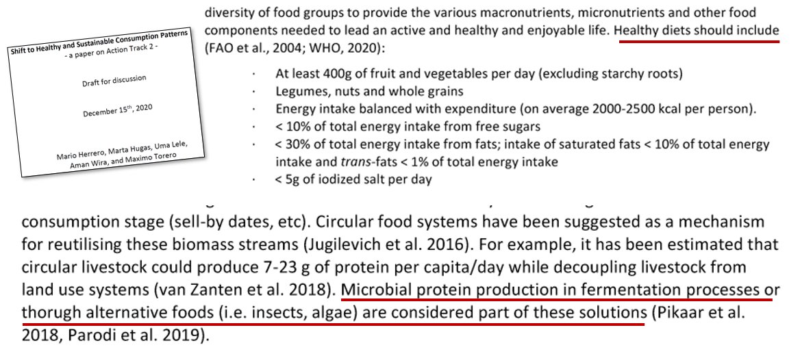 This is where AT2 wants to land (from their December working paper): the EAT -Lancet diet globally implemented & the food gap that would be created by heavily restricting animal foods, filled in with 'plant-based' imitations, bioreactor foods, insects, ...