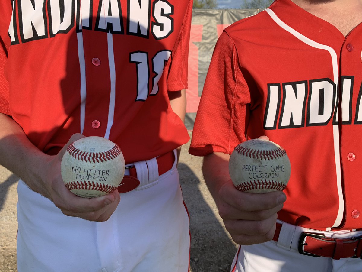 Big congratulations to both of these young men. Braylin Hailstones threw a No Hitter against Princeton. Tonight, Noah Wimmers threw a Perfect Game against Colerain. Two great and deserving kids. Roll Tribe!