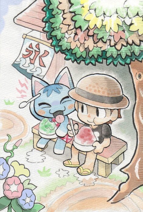#どうぶつの森20周年
おめでとうございます!私はGCの「どうぶつの森+」から入りました。その頃はひっそりとした人気だったイメージなので、まさかここまで化けるとは……想像もつきませんでした。?
お祝いに、過去絵からよりぬき。
これからも、よろしくお願いします!