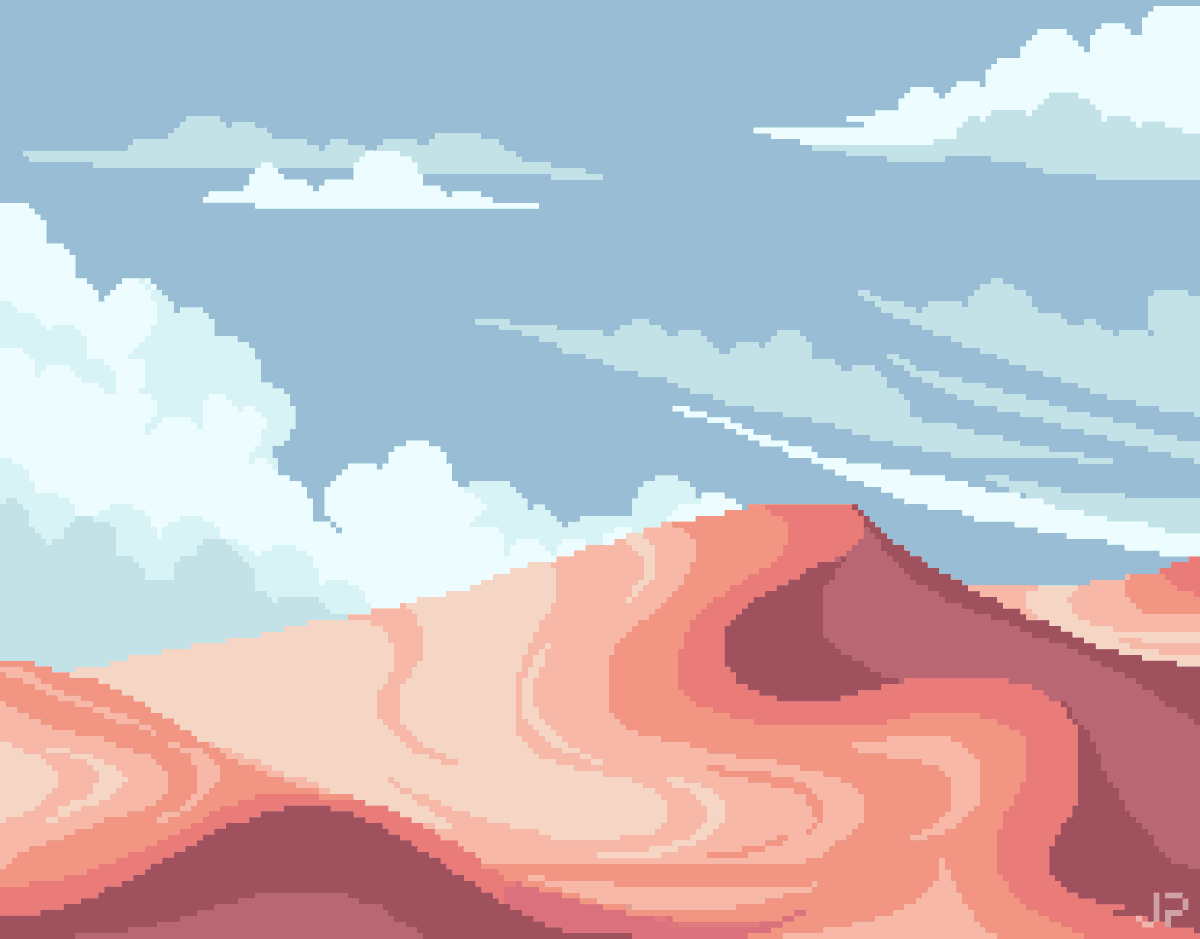 JessBits_'s tweet photo. Guess it's #PortfolioDay again! 
#pixelart #digitalart https://t.co/74GHRbQmun