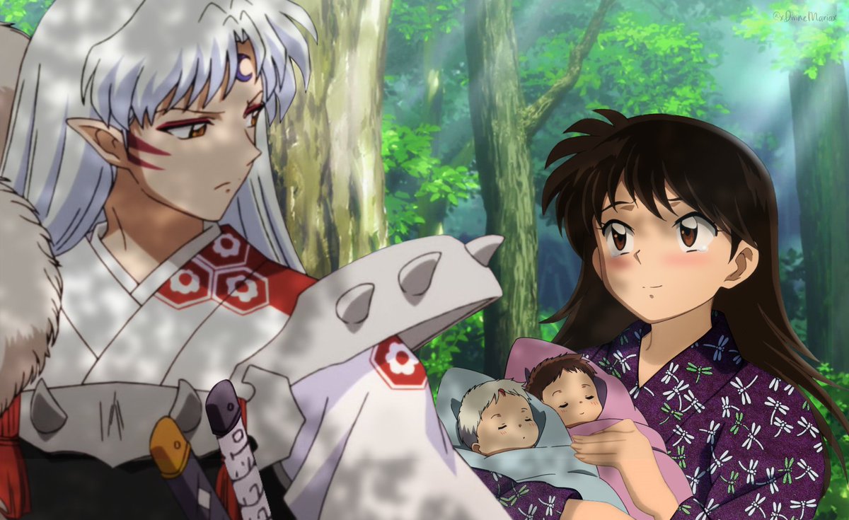 photo Rin And Sesshomaru Family shit xd sessrin family