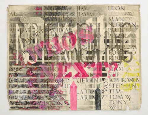 DavidRichardArt's tweet photo. Ed Shostak / Rose Royale “A Queer Perspective From Postminimalism to Social Practice, Selected Works from 1963 – 2020” |  Ed Shostak, Untitled - Who's Next, 1990, Watercolor gouache and pencil on paper, 52 x 66 " | @DavidRichardArt #EdStostak #RoseRoyale | https://t.co/Van8b5EnJA https://t.co/HEPrXo5h90