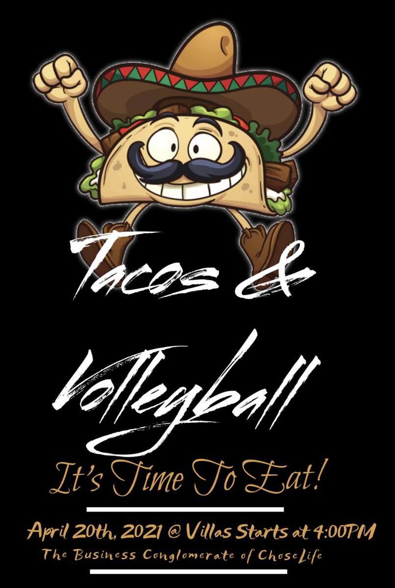 slickkkrickk's tweet photo. WEEK OF THE CHOSEN 🆑🚨
4.18- SUNDAY FUNDAY W/ A TWIST🎨👀
4.19- CHOSE GO GREEN♻️🌏
4.20- TACOS &amp; VOLLEYBALL 🌮🏐
4.21- #CHOSENWEDNESDAY
&amp; Cooking Mama 🧑🏾‍🍳 💗💚 Ft. HUMP NIGHT💫 
4.22- #ANOTHERROUND🍻👀🎥
4.23- #SPEAKONAUTISM💜🗣
4.24- MOOCH MADNESS 🏀🔥

#WEEKOFTHECHOSEN #WOTC https://t.co/pf9If3aMGS