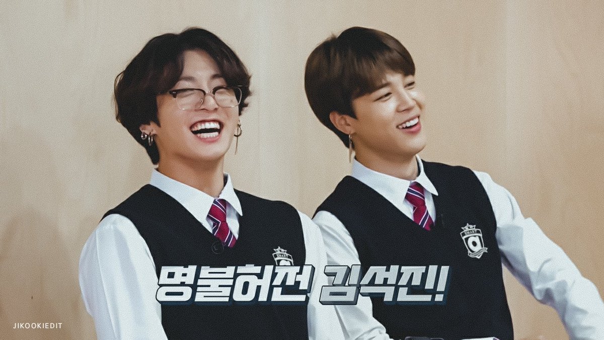 jikookiedit's tweet photo. when jikook in one team, they are so happy 😄 https://t.co/Cnjwo7XOL5