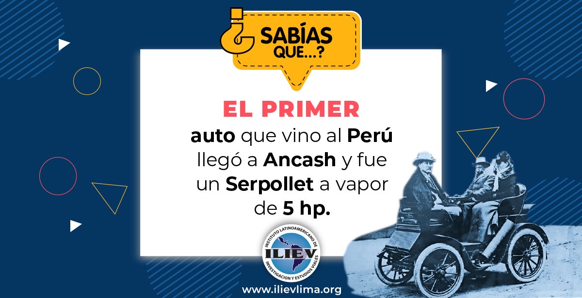 ilievlima's tweet image. Así fue como el Perú recibió a su primer auto.

#SabíasQué #ILIEVLima #Serpollet