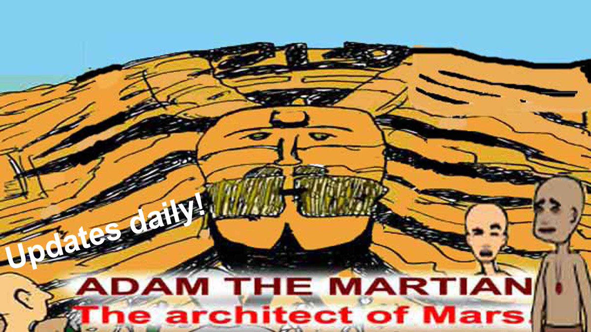 @NASA @NASAPersevere @Dr_ThomasZ Before the landing of #Perseverancerover on Mars, we knew there was a civilization. Read the daily #comic of ADAM THE MARTIAN, THE ARCHITECT OF #MARS , the civilization hidden by #NASA
Click https://t.co/taiELRikHl
#Mars2021 #CountdownToMars #MarsPerseverance #Perseverance https://t.co/c5nOdpqDjs