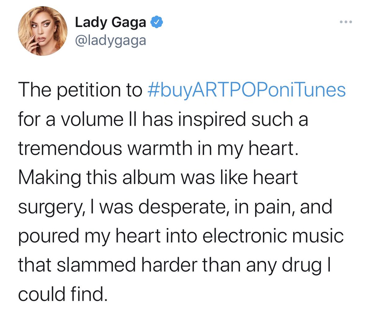 How crazy is it that I was just in the car listening to Aura from <a href="/ladygaga/">Lady Gaga</a>’s #ARTPOP &amp; now it’s trending 🙌🏽 if she does release a second act I’m here for ALL of it!! Give it to us Queen 👑 we NEED IT!!