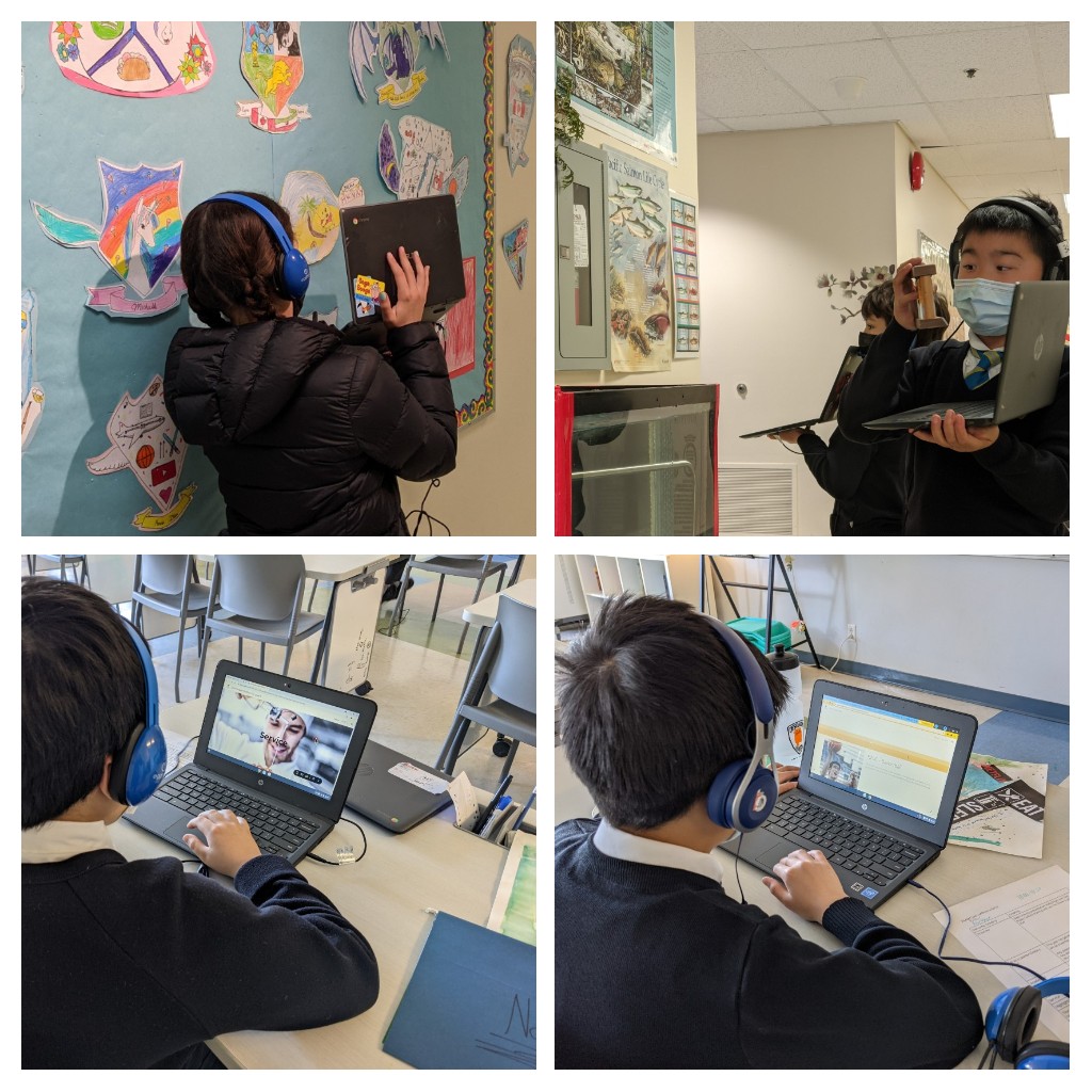 gronaldjones's tweet photo. These G5's rocked their virtual student led conferences today. As parents haven't been in classrooms or hallways, the students showed them around! #wwlearns #googlemeet #googlesites https://t.co/9qdsW5brzI