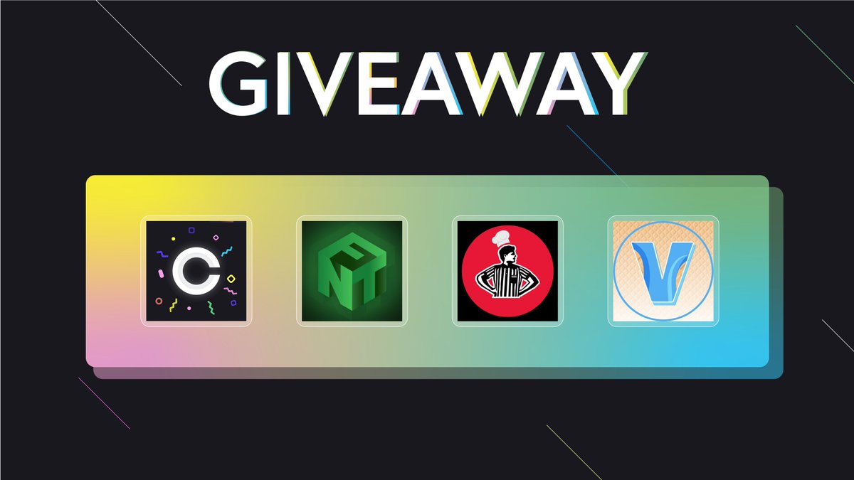 Confettiio's tweet image. 🥳 GIVEAWAY 🥳

@_VanillaCop - 1 Monthly
@HypifyAccounts - 1 One Click / .9
@nftacademy - 1 Monthly
@confettiio - 1 VIP

👥 Follow all accounts
🔁 Like &amp;amp; Retweet
🗣️ Tag a Friend

Drawing in 3 Days
🍀 GOOD LUCK 🍀