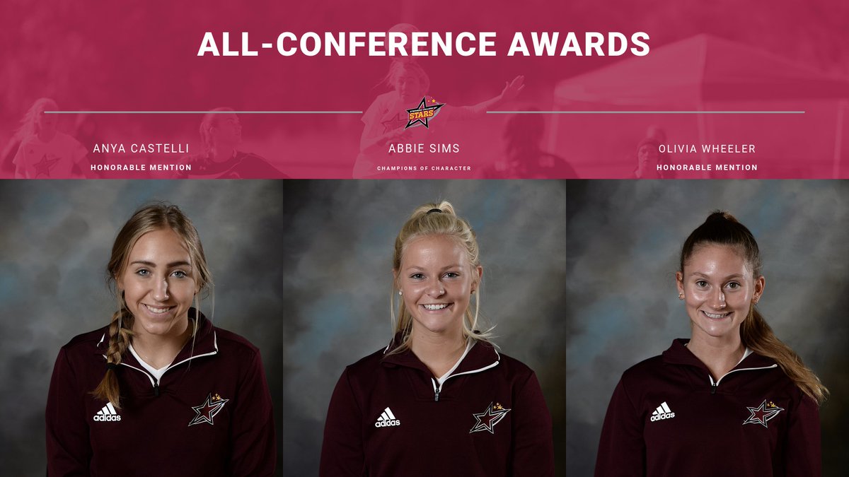 StephensStars's tweet image. Congrats to our women's soccer players for their AMC recognition!!