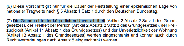 julikabrand's tweet image. so wie es hier steht, kann die #Einschränkung der #körperlichen #Unversehrtheit Folgendes und mehr umfassen:
-#Zwangstest
-#Zwangsuntersuchung
-#Zwangsimpfung
-#Blutabnahme
-#Zwangsmedikation
-#Isolation/#Quarantäne
...
