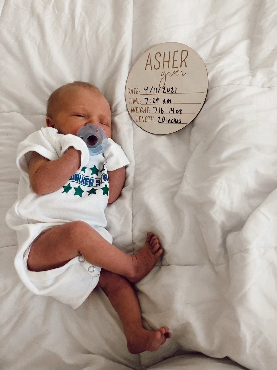 Asher Greer is here!!!! 💙💚#walstars