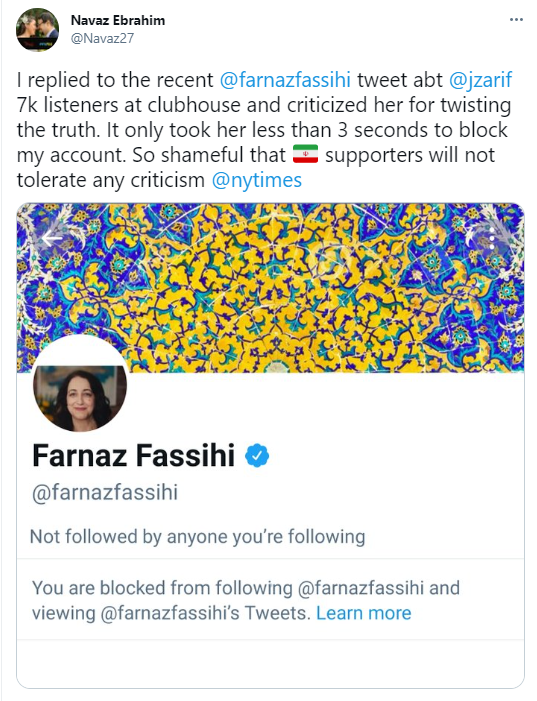 20/ And, then, of course, is the endless blocking of anyone that voices even mild disagreement with her. This includes families of those killed on  #PS752.