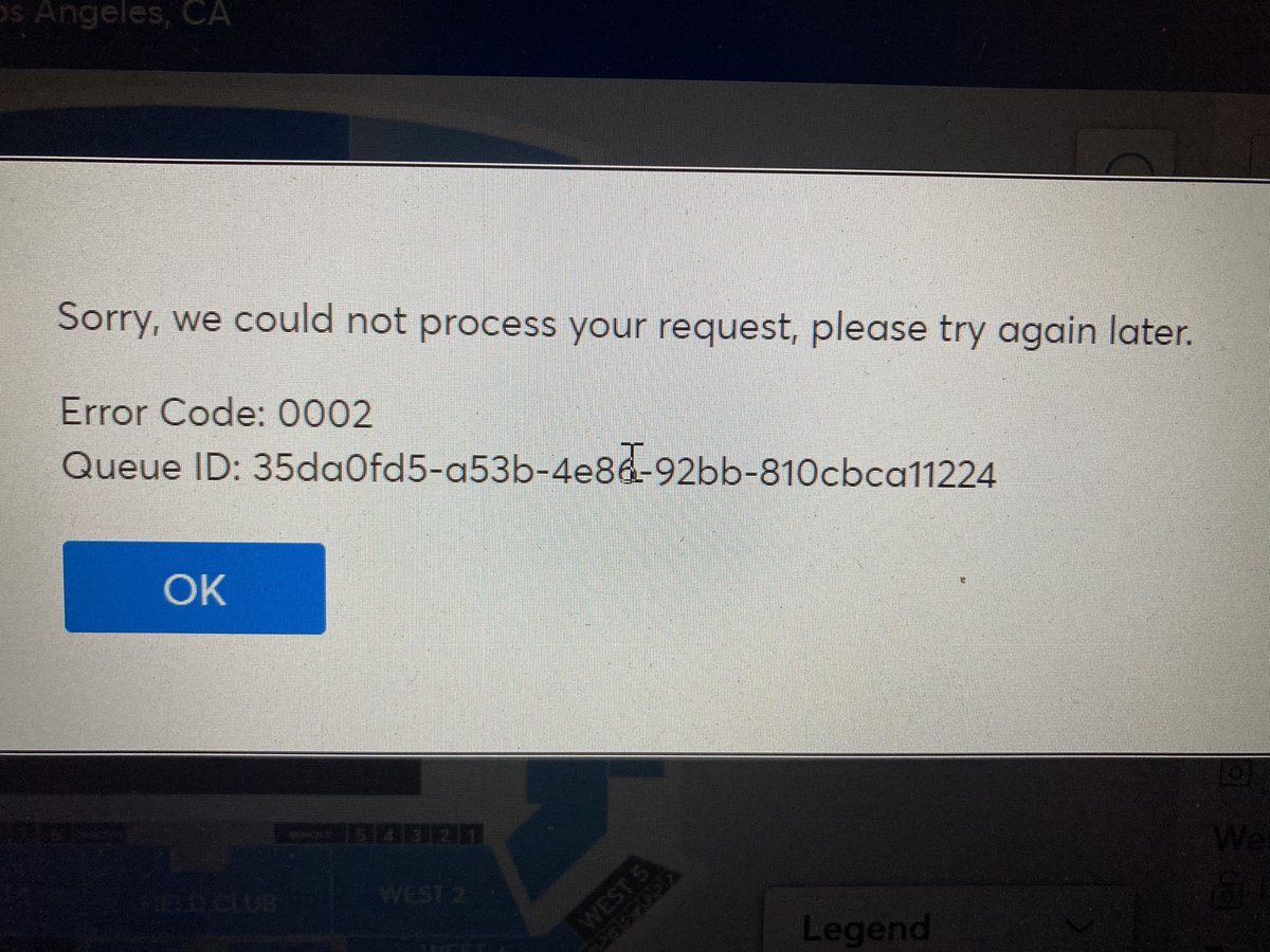 KocoNikki's tweet photo. Am I the only one getting an error message when trying to purchase @RufusDuSol tix!? 😖😭😫 for ALL tiers 😭😭 @Ticketmaster https://t.co/hc26sw8wBw