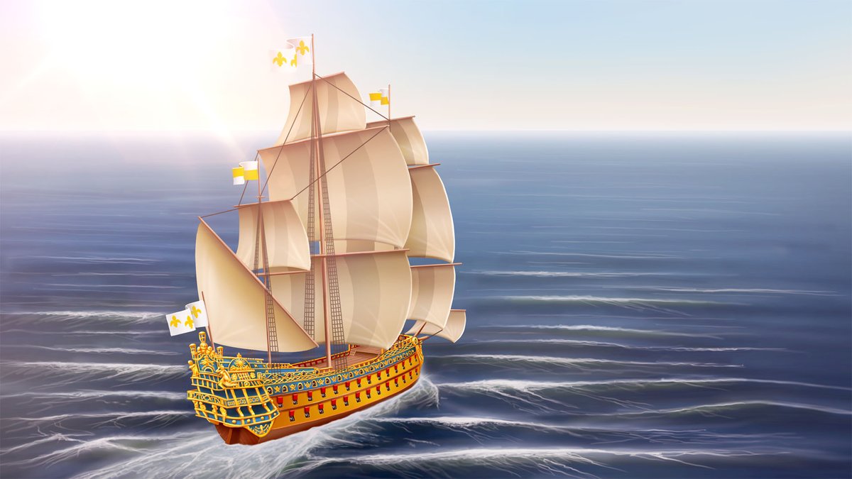 PocketShipsGame's tweet photo. Hi. I'm Radek, co-founder of Titan Arrow Games and artist, working on the mobile game Pocket Ships now. 
I love ships and seas since my childhood.

#PortfolioDay https://t.co/p96FxmLC84