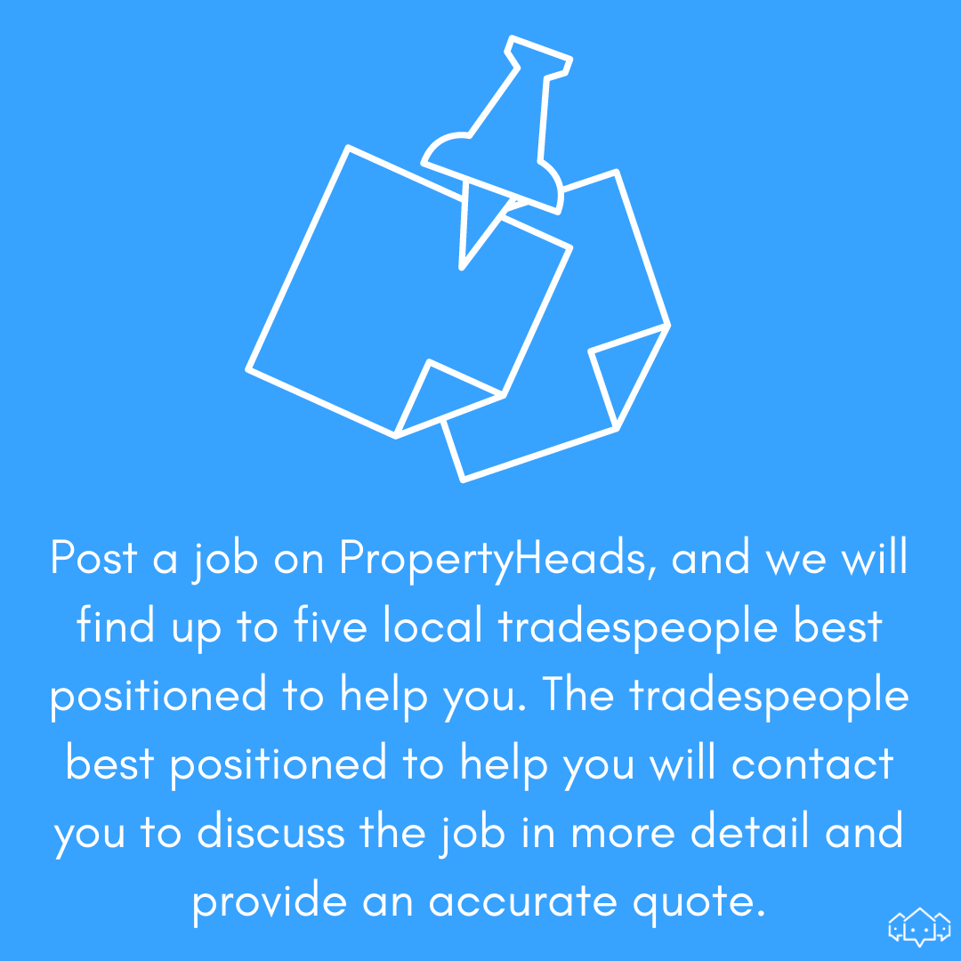 Property_Heads's tweet photo. Post a job on PropertyHeads, and we will find up to five local tradespeople best positioned to help you. The tradespeople best positioned to help you will contact you to discuss the job in more detail and provide an accurate quote.

https://t.co/FY1Tc1KwTa
#Property https://t.co/tkb0QpYyv6