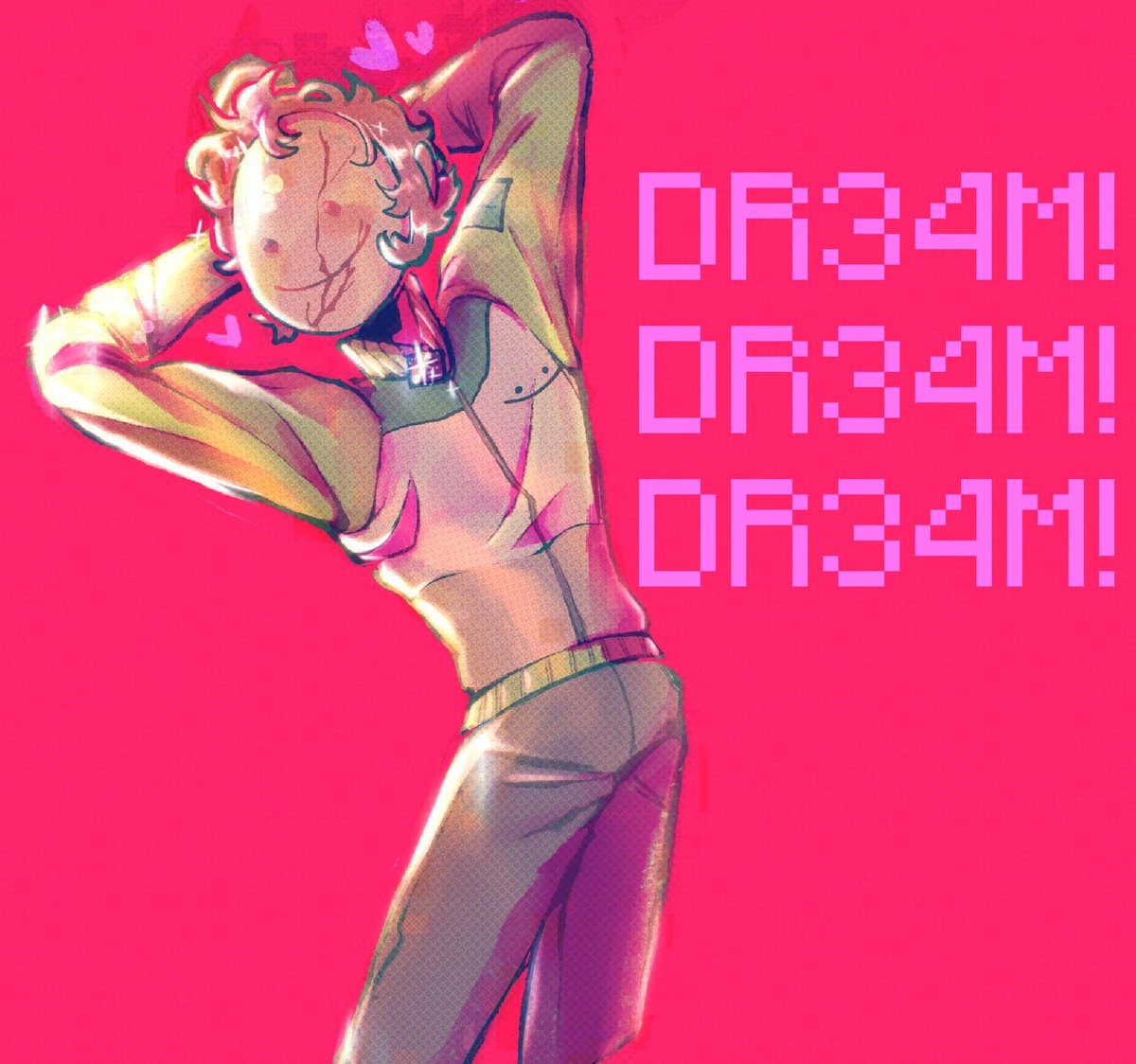 Q_QLUVLIE's tweet photo. DR34M!DR34M!DR34M! WOO! I FINALLY made a dream design 😌 it’s a lil weird but aahgmeow :) #dreamfanart #whahdhshcudhvjiv https://t.co/f14LKbHXPe