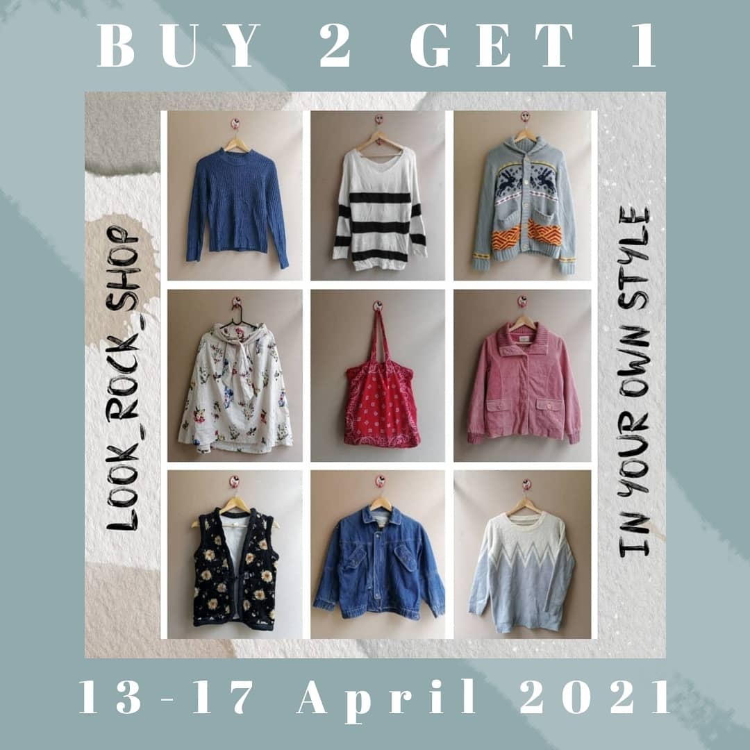 JGaragerock's tweet photo. 🔥ซื้อ 2 เเถม 1 !!  ( 13-17 เมษายนนี้ )👩🏻ฝากร้านใน IG ชื่อว่า LOOK_ROCK_SHOP ด้วยนะคะ ❤
มีมากกว่า 300 ตัวเลยยยย
#เสื้อผ้ามือสอง #เสื้อผ้าเกาหลี #เสื้อผ้าสาวอวบ #ร้่านเสื้อผ้า #วินเทจ #เสื้อเชิ้ต   #เสื้อผ้ามือสองราคาถูก #เสื้อผ้าราคาถูก #เสื้อผ้าสไตล์เกาหลี #ส่งต่อเสื้อผ้ามือ2 https://t.co/ZJsxEBoFz2