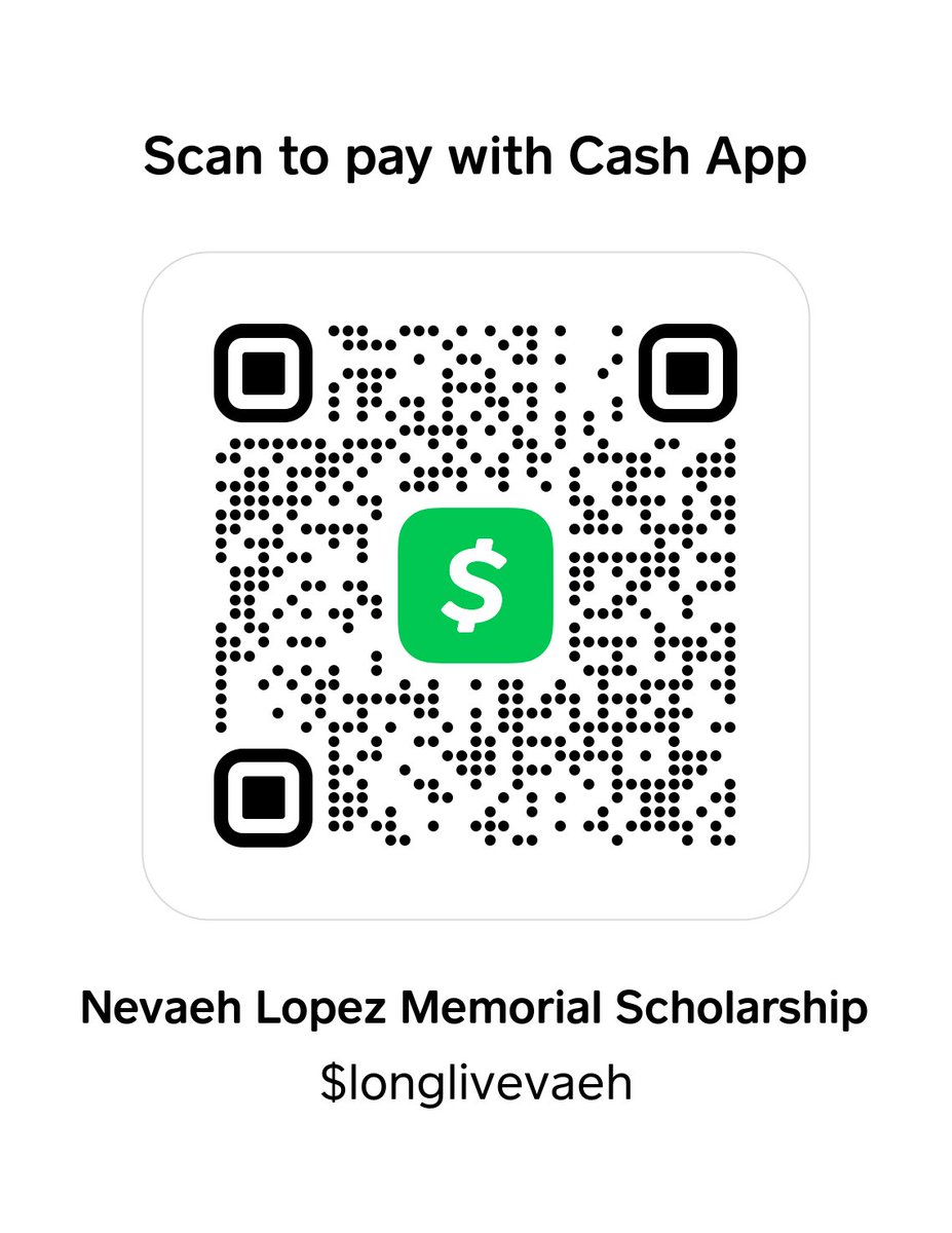christinafulfe1's tweet photo. Nevaeh Lopez Memorial Scholarship will be awarding a graduating student June1, your donation is greatly appreciated! #longlivevaeh #nlms #share https://t.co/FTl6kMXg1Y https://t.co/mIsxWosH0b