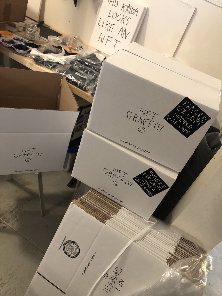 the nft graffiti concept box n.1 are getting ready to ship 🚀
#nft #rarible