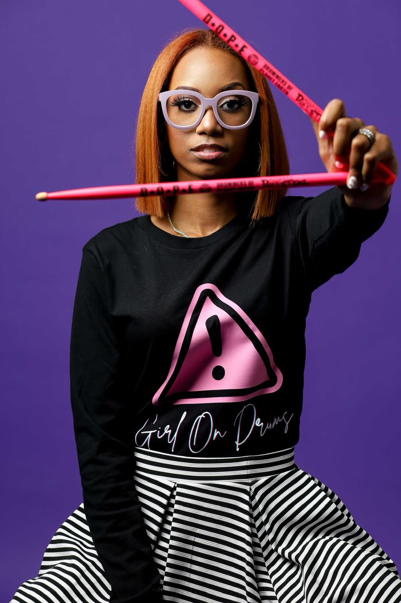 B/C. . . Girls On Drums are DOPE‼️#girlondrums 

🎉April 19th, 2021 @thegirlondrums launches! 🚀#girlondrums 

The FIRST 5️⃣ people who purchase will get FREE SHIPPING 📦 

Stay Tuned. . . There’s more😎 

Follow➡️➡️➡️ @thegirlondrums 
#femaledrummers #womenwhodrum #girldrummer