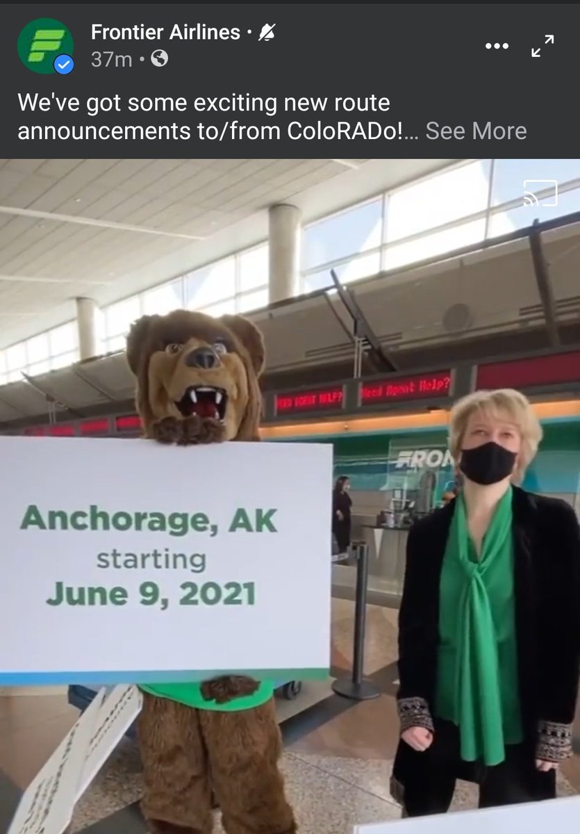 RafaelRPalacio's tweet photo. Definitivamente regreso a #Alaska en 2021! Sin escalas desde Denver a Anchorage a partir de junio @ANCairport #HereWithFrontier #Viajes #Turismo #TravelBloggers @DENAirport https://t.co/EFOVVQIkyF
