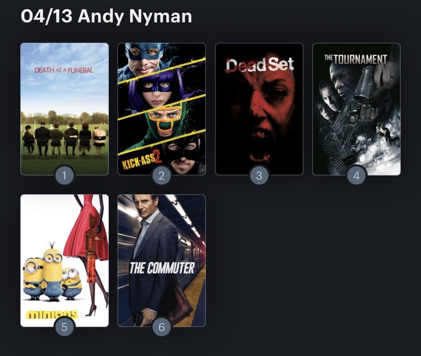 Hoy cumple años el actor Andy Nyman (55) Happy birthday ! Aquí mi Ranking: 