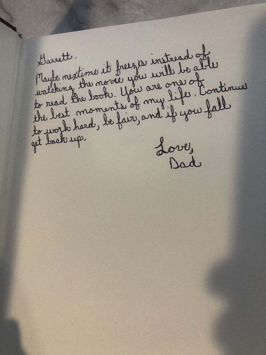 garrett_ramirez's tweet photo. During that Texas freeze when my heater broke and internet went out, the only CD I had was Lonesome Dove which I watched over and over. The other day my Dad gave me this. Not me crying https://t.co/blJTJq1677
