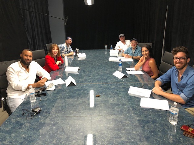 Tablereadtheat1's tweet photo. Shot of the sensational cast (and @JMGIII, the writer/cocreator) of Lost Keys! (Currently in post-production. Finished pilot coming soon!) (Cast members, follow/tag yourselves, please.) https://t.co/oJw2AmtYzG https://t.co/Or95ZjK41Q