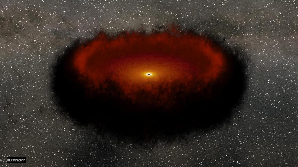 Observatories like Spitzer and WISE have helped us learn about dusty rings that surround black holes. Activity near the black hole can heat up this dust, causing it to glow in infrared light.  #BlackHoleWeek