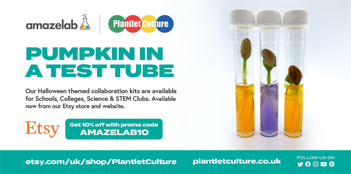 <a href="/TheSBS_Crew/">#SBS Crew</a> #SBSwinnershour hope everyone’s having a good week 😃
We are excited to launch our collaboration with <a href="/plantletculture/">PlantletCulture</a> 
this week!
🎃 Grow your own pumpkin from a test tube ready for Halloween
🎃 Order now and look out 👀 for more resources to come!