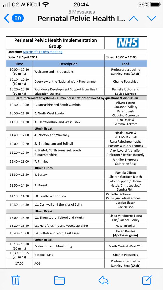 Professor Jacqueline Dunkley-Bent OBE (@dunkleybent) on Twitter photo What a brilliant day listening to 14 <a href="/NHSEngland/">NHS England</a> perinatal pelvic health early implementers. Great plans to ensure that mums receive the best perinatal pelvic health support, reducing urinary and faecal incontinence What a brilliant day listening to 14 <a href="/NHSEngland/">NHS England</a> perinatal pelvic health early implementers. Great plans to ensure that mums receive the best perinatal pelvic health support, reducing urinary and faecal incontinence