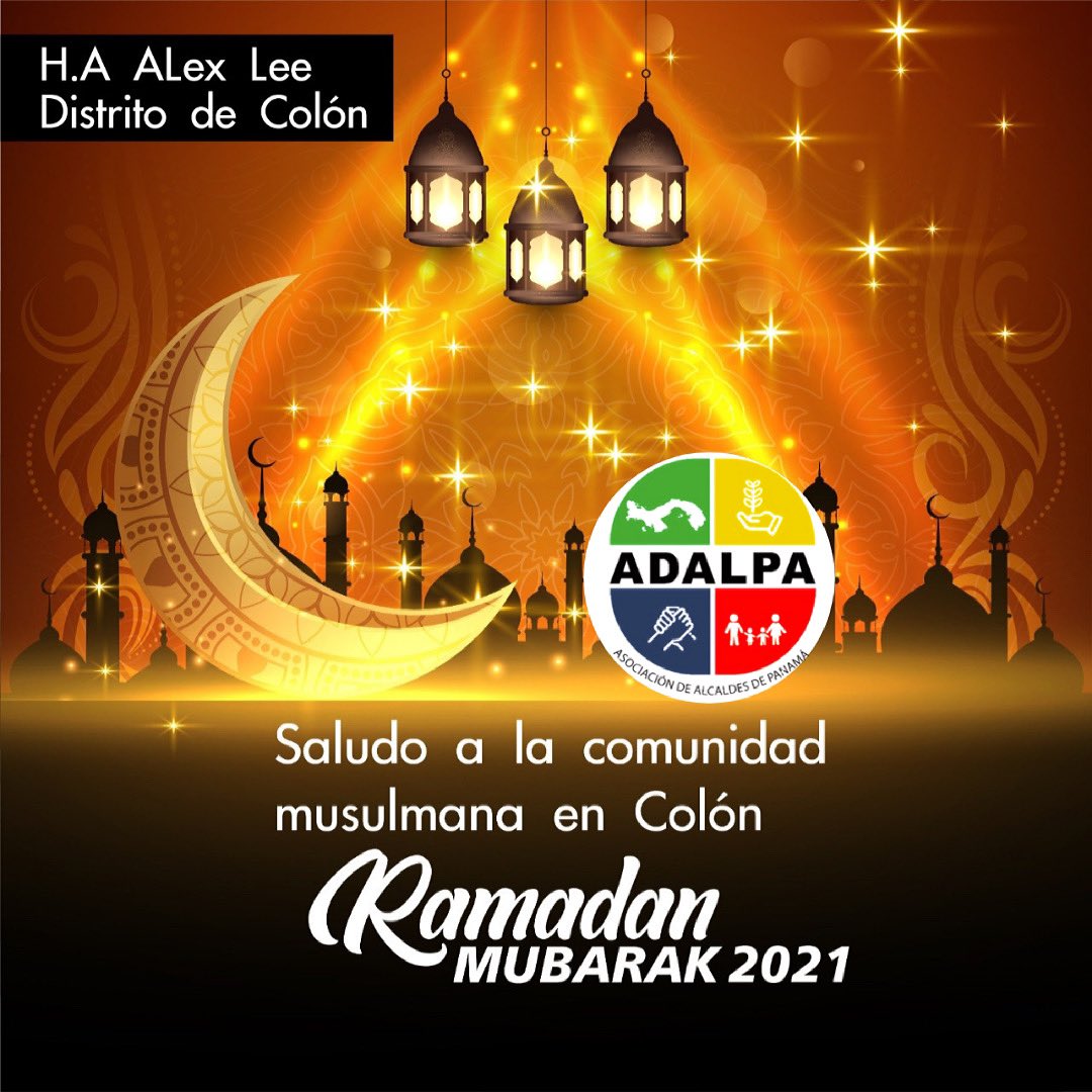 Les saludo de manera especial a los musulmanes que inician este mes de Ramadán, deseo que estos días sean de paz, tranquilidad y reflexión. Ramadan Mubarak🌟 

H.A. Alex Lee 
Presidente #ADALPA