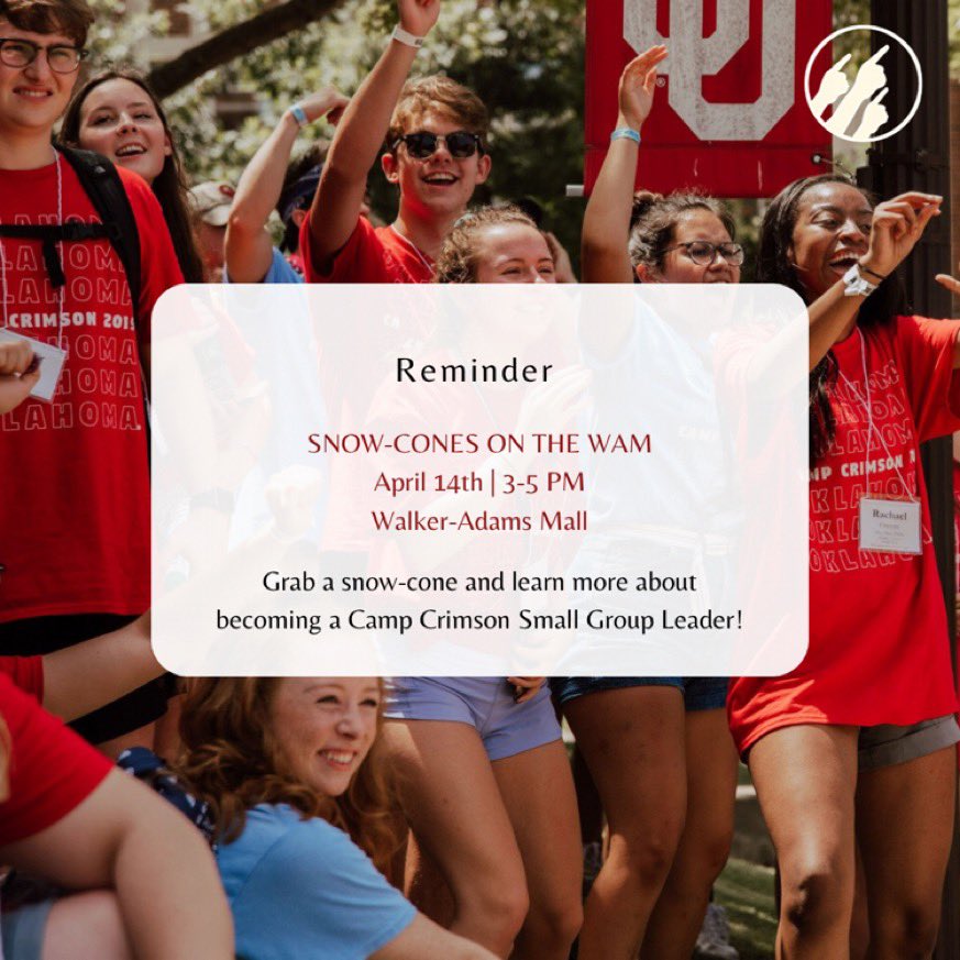 That’s right! Free snow cones tomorrow!