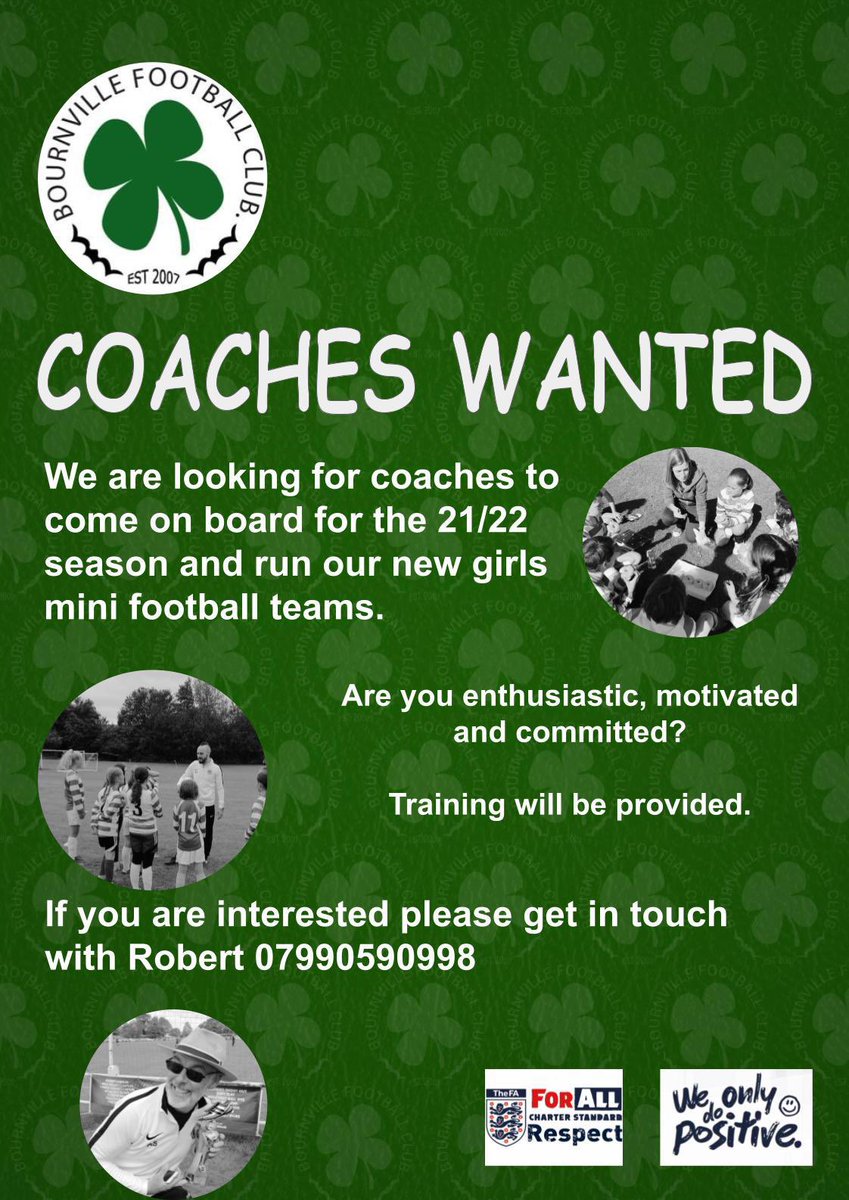 We are recruiting 🍀 ⚽️