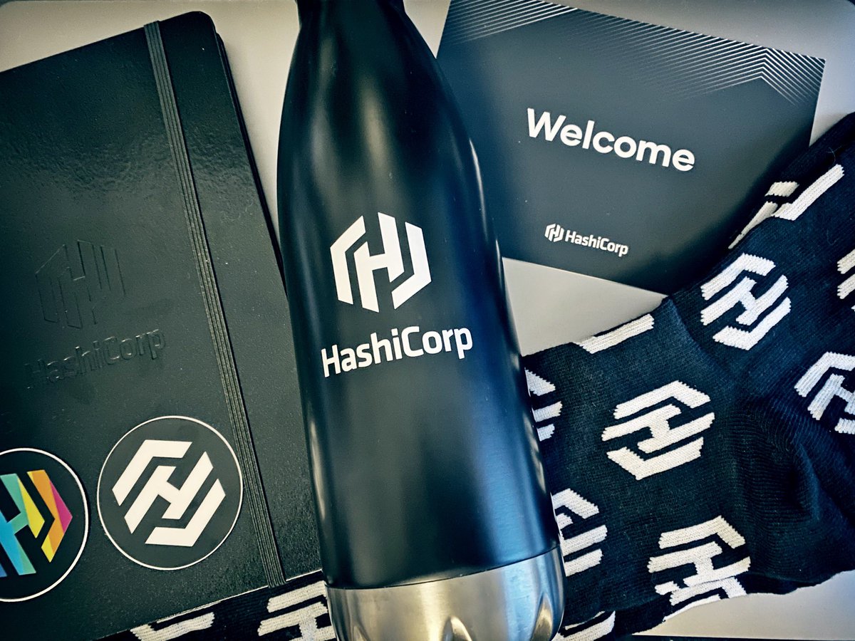 herrjulz's tweet photo. I got my welcome package today 🙌
Thank you @HashiCorp! So good to be a part of the team! 👨‍💻📓🧦☕️✍️ https://t.co/tRLekKJx2z