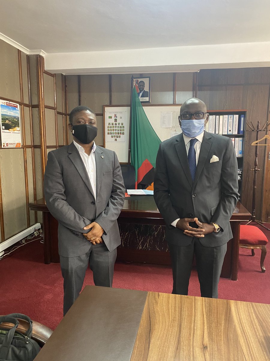 Held an inception meeting with Mr. Koffi Sawyer, a good friend of Zambia, leading the ⁦<a href="/commonwealthsec/">The Commonwealth</a>⁩ Secretariat on its election observation exploratory mission in advance of the 2021 General elections.