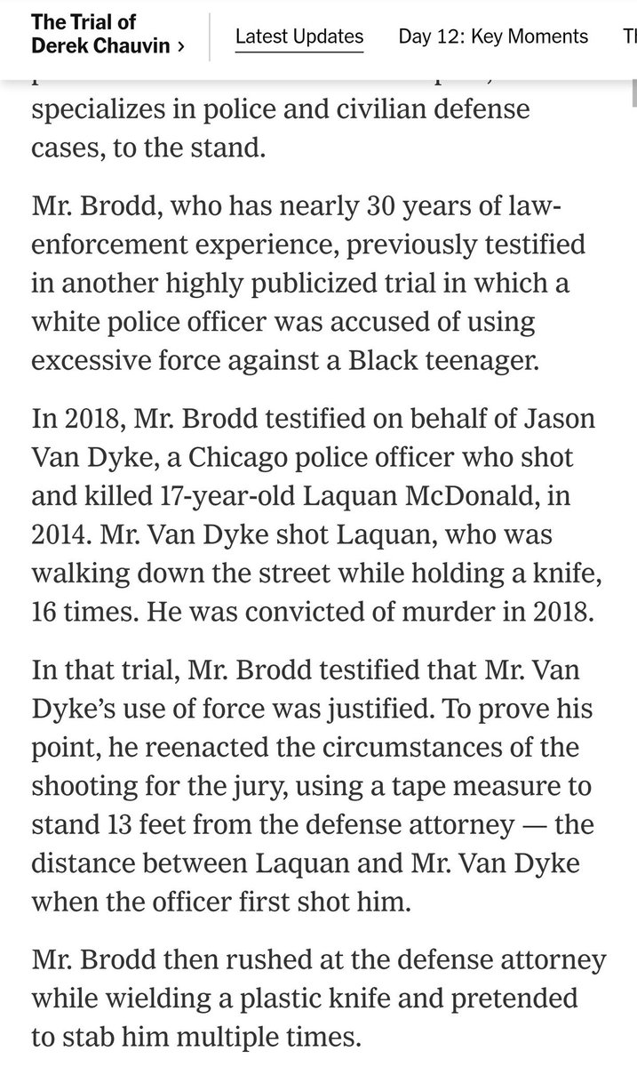 Can we trust #barrybrodd as a witness when he blatantly lies and misidentifies everything  #ChauvinTrial #LaquanMcDonald - was it a fair trial?
