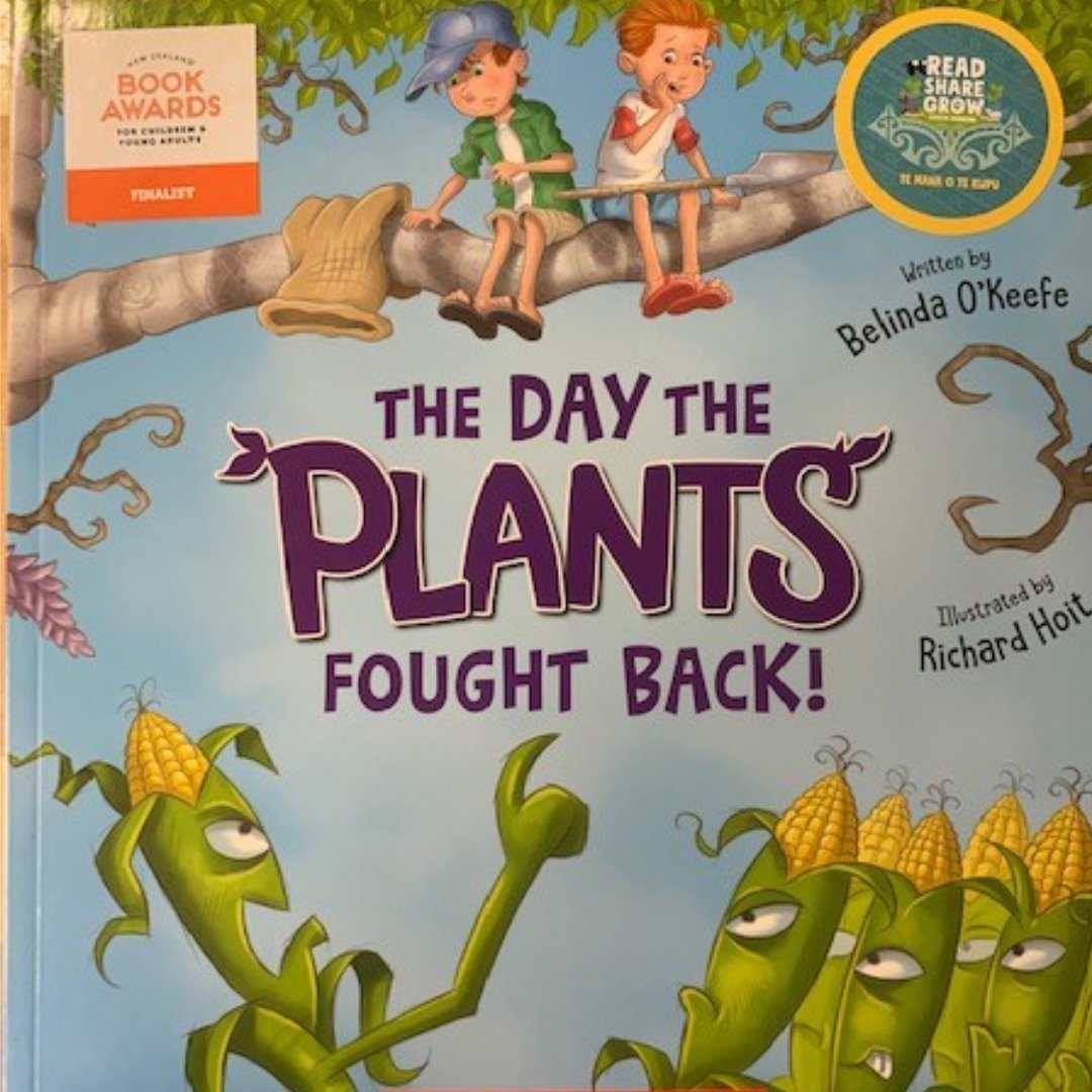 readsharegrownz's tweet photo. What happens when the plants which have been terrorised by some naughty youngsters, decide to fight back? Find out in this hilarious, rhyming story. #ReadShareGrow https://t.co/rYujTj26FE