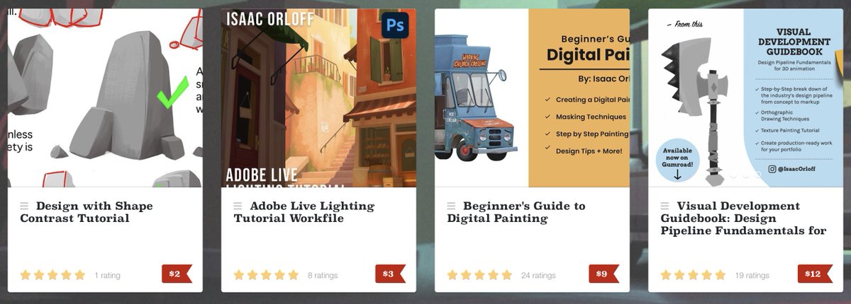 In honor of #PortfolioDay here's a 50% off code valid today only! Use "portfolioday" at checkout on any or all of my gum road tutorials. It's so inspiring seeing everyone sharing their hard work and how much they've grown since the last portfolio day. Awesome stuff everyone!