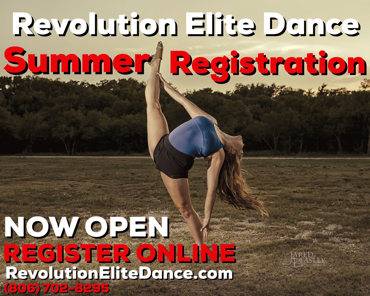 REDanceLBK's tweet photo. Summer registration is now open! Check out our Facebook or Instagram for more information. https://t.co/vXYAO8sMYt