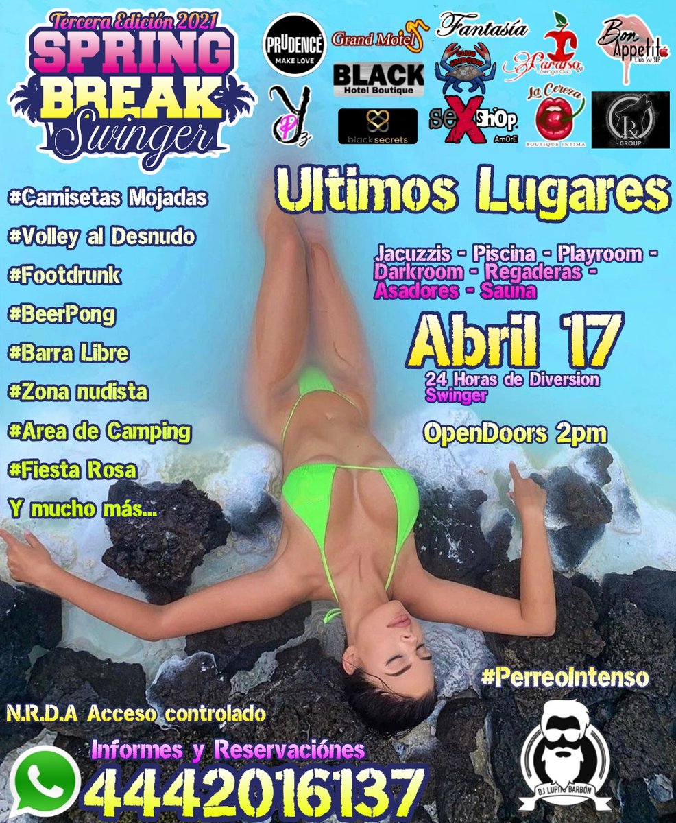 SlpTemptation's tweet photo. Ya con un pie dentro de la alberca 🏝️🏖️

Este sábado disfrutaremos en grande de este #SpringBreakSw atrévete a descubrir está experiencia 🔥 inolvidable...

Últimos días para reservar 🍎

#SBSW3
#SomosTemptation
#SpringBreakSwSLP
#SpringBreakSwPotosino https://t.co/3QWVqEmscB
