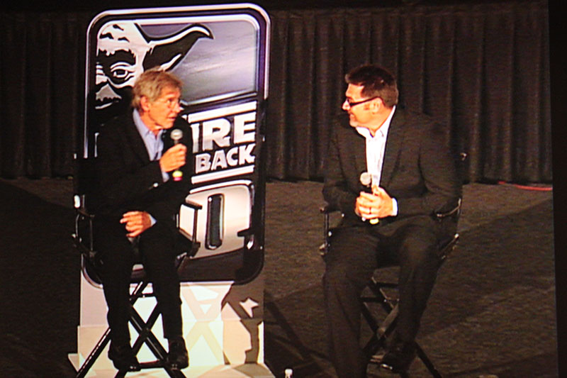 Best #Arclight experience: Interviewing Harrison Ford on stage for 