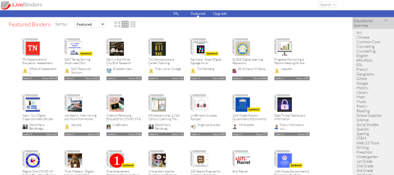 LiveBinders's tweet photo. Our FeaturedΒ page of LiveBinders is a great place to explore! We highlight binders for content, creativity, context, color, and cover. What a library of resources to explore! Check it out π https://t.co/QR0dcPHXzp
#onlinebinders #LiveBinders #ebinders https://t.co/vi9APq57NG