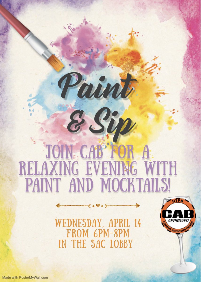 UTPB Campus Activites Board tweet media